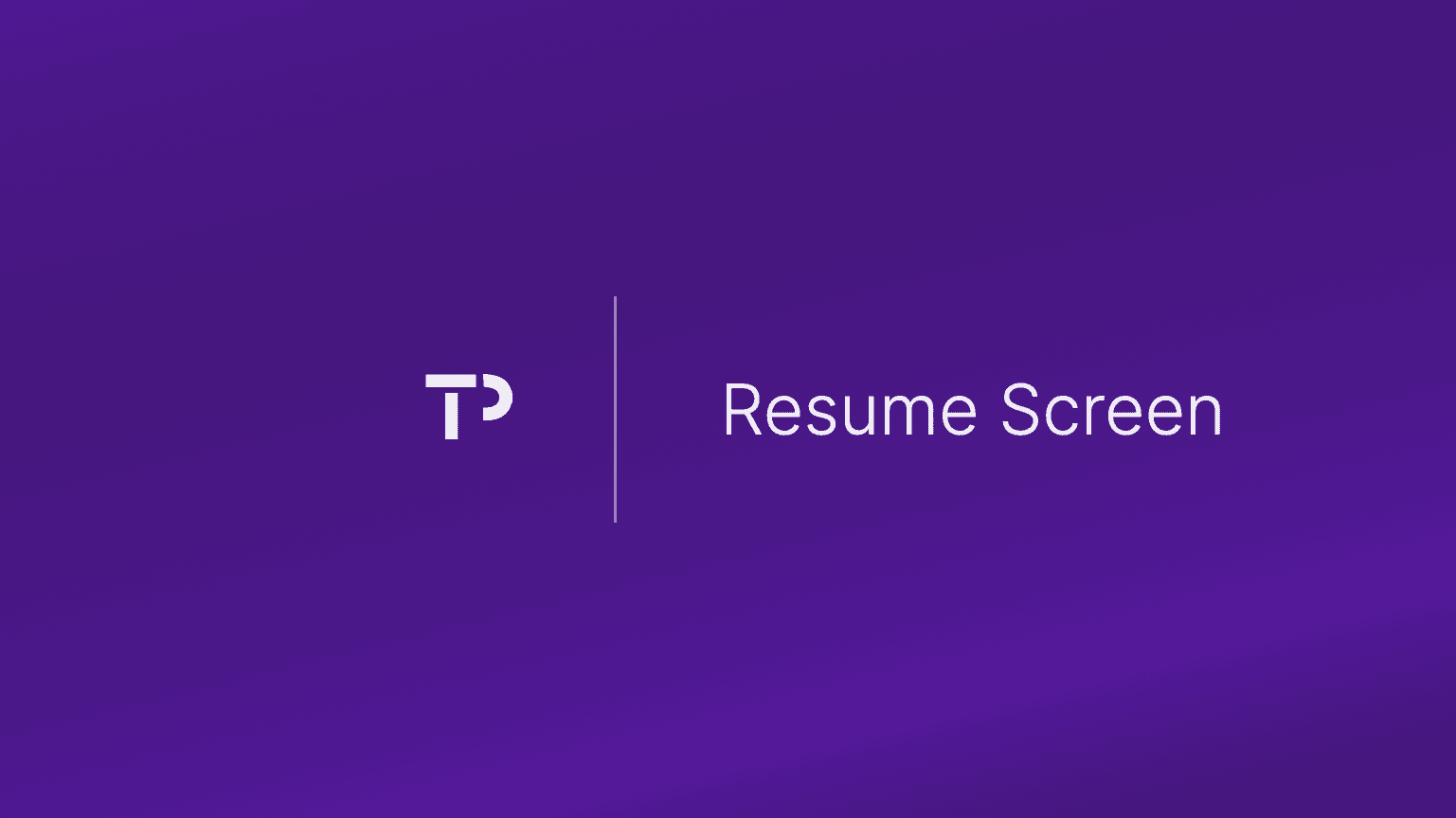 Passing the Resume Screen